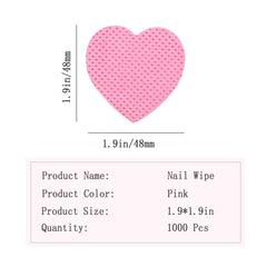 Lingettes Jusbuya pour colle de cils sans peluche, nettoyage fiable du bouchon.