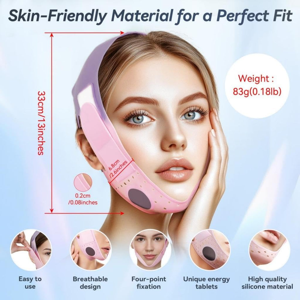 JUSMORE V-Line: bande en silicone hypoallergénique pour un contour plus net.