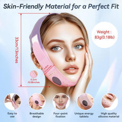 JUSMORE V-Line: bande en silicone hypoallergénique pour un contour plus net.