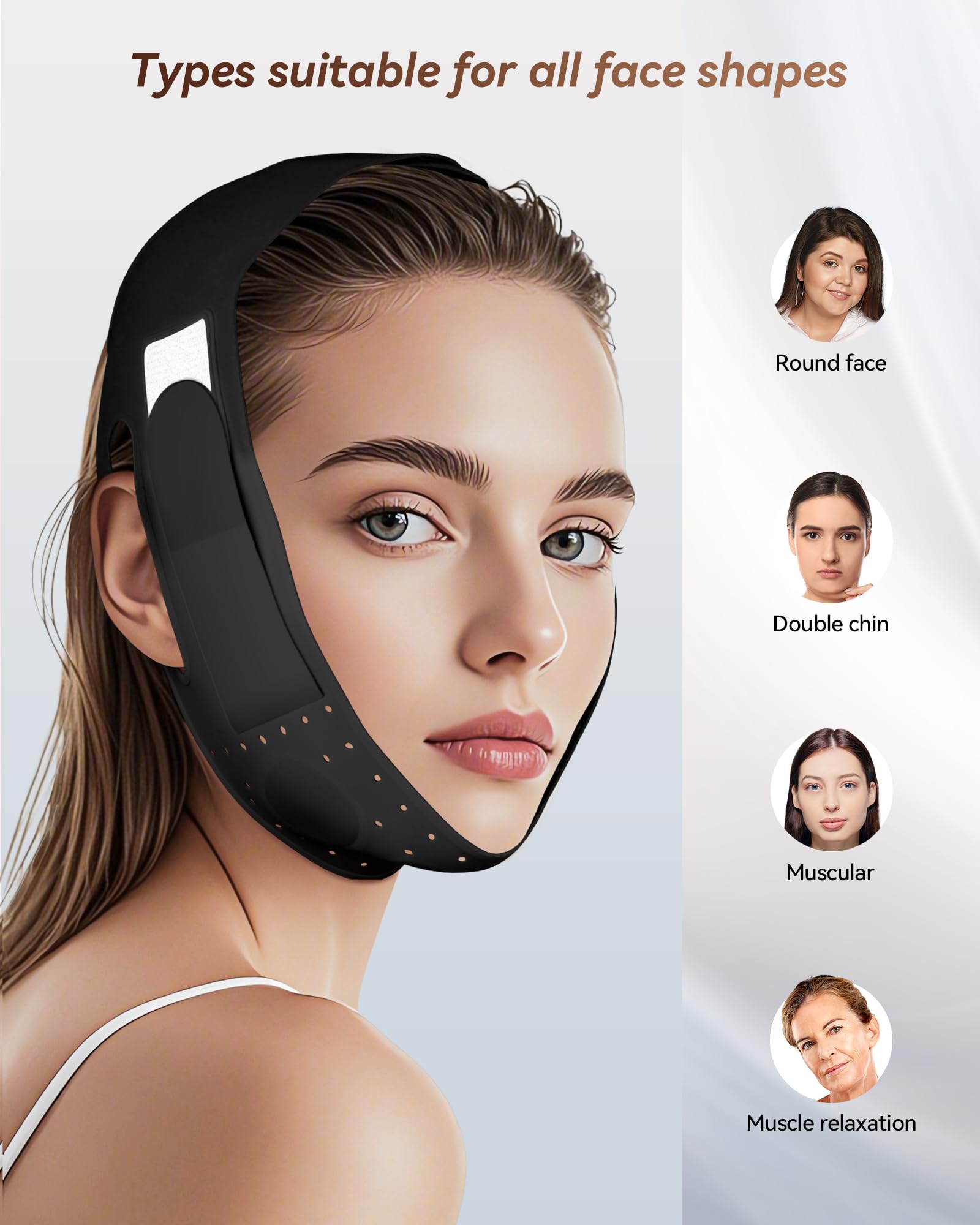 JUSMORE design ergonomique 3D s'adapte à tous les visages.