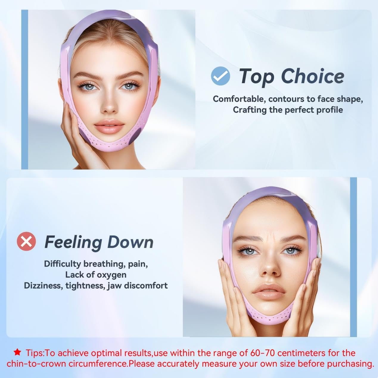 JUSMORE port quotidien confort et adaptabilité au visage.