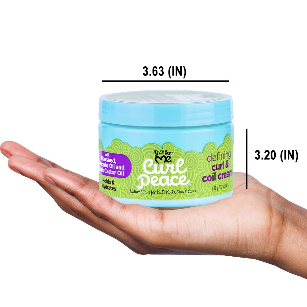Just For Me Curl Peace — Application mains pour une coiffure rapide.