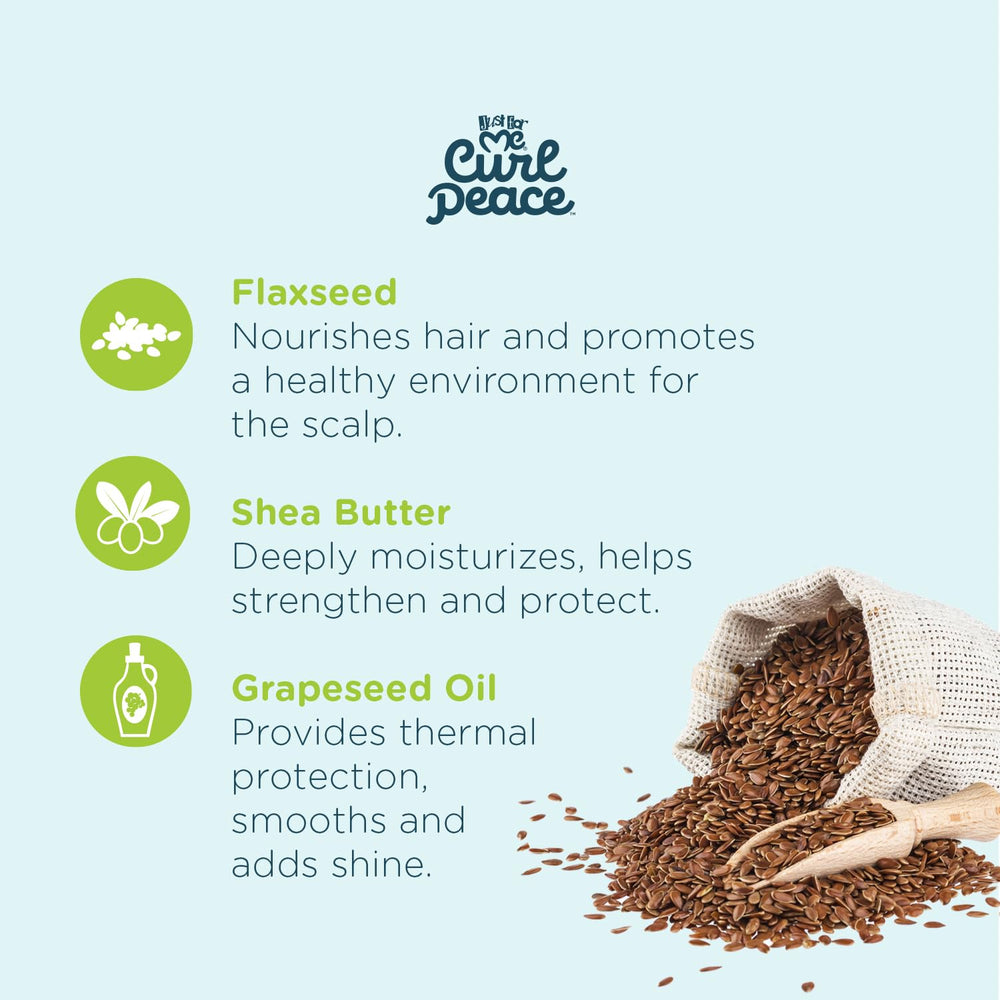 Just For Me Curl Peace — Huile de ricin pour nourrir le cuir chevelu et favoriser la croissance.