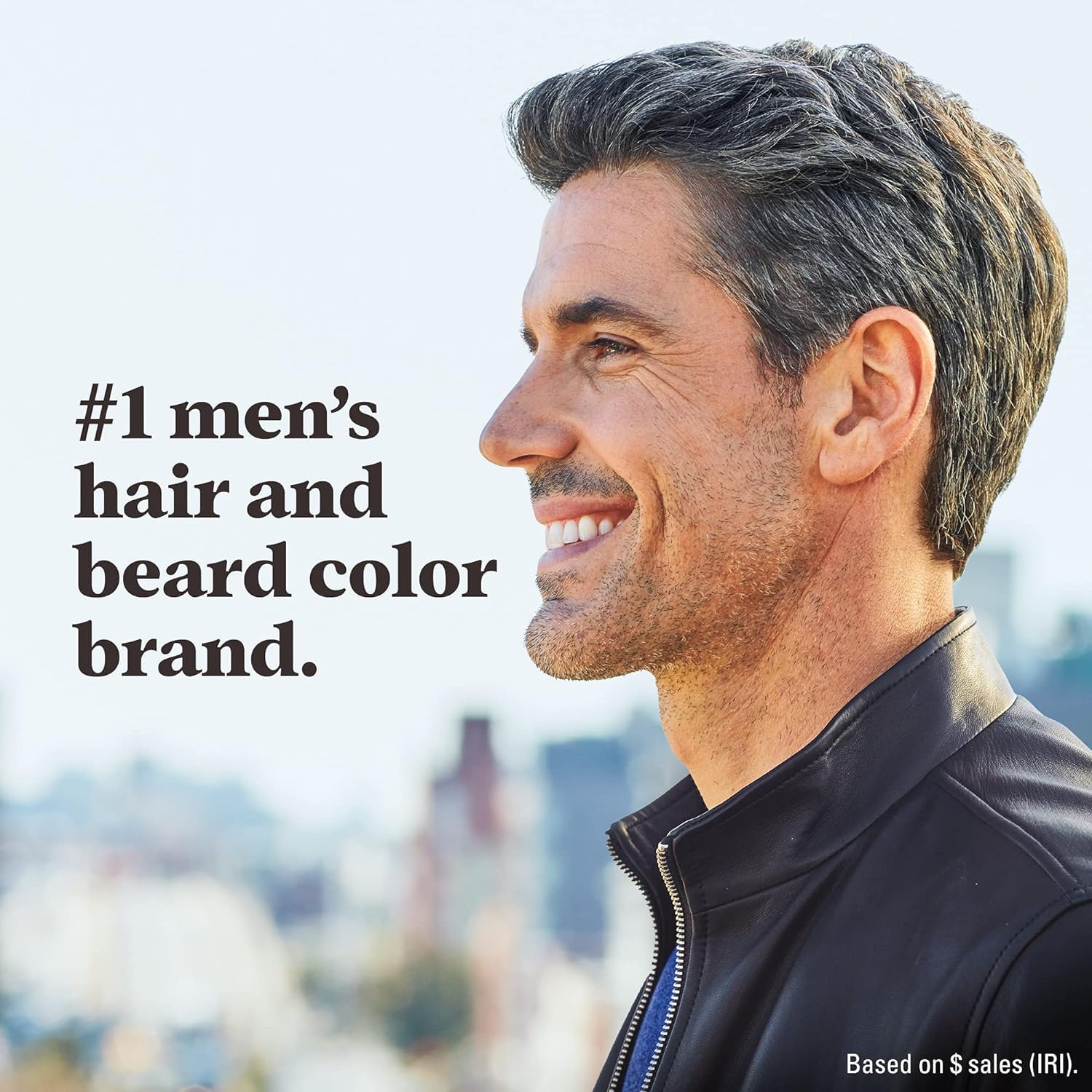 Just for Men – couleur Noir-Gris idéale pour un look naturel quotidien.