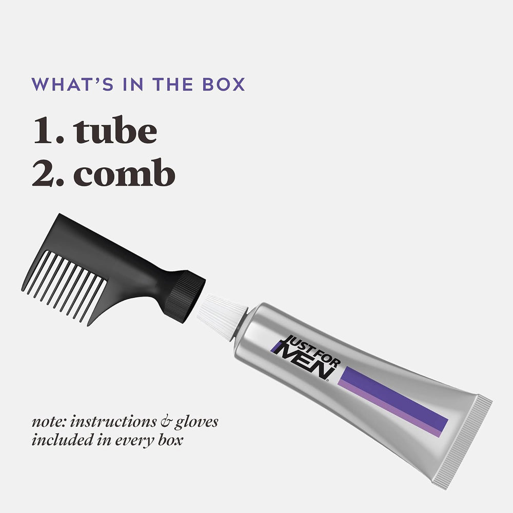 Just for Men – pack de trois, pratique pour les retouches régulières.