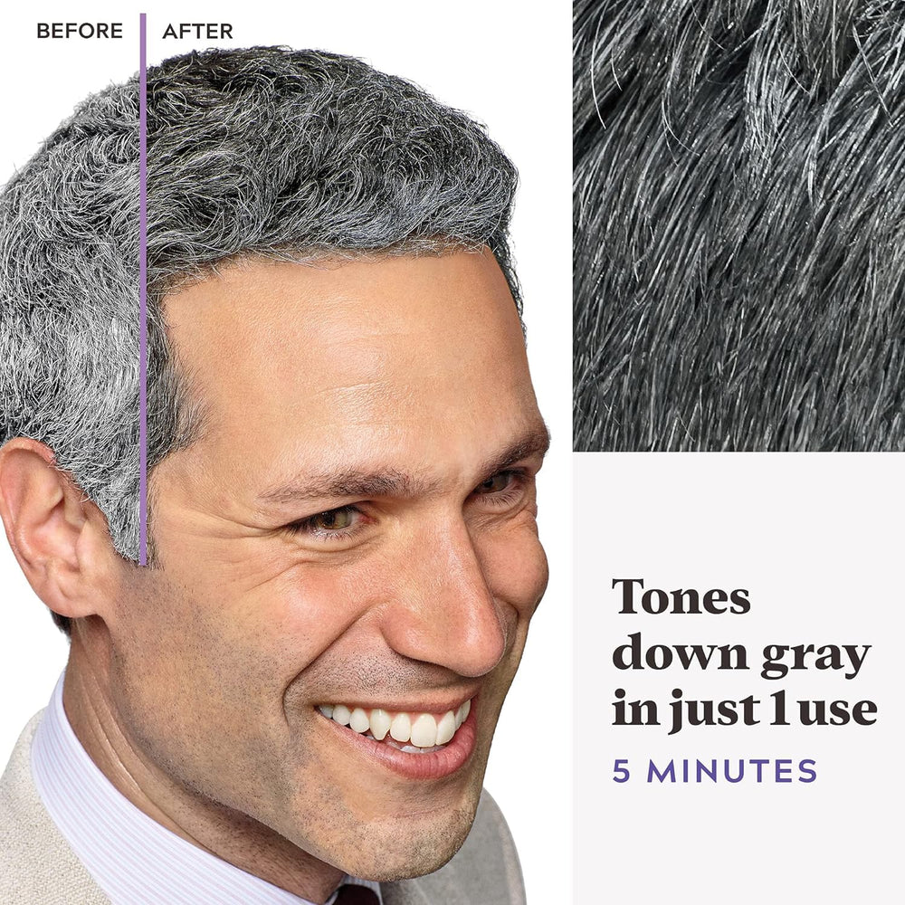 Just for Men – couverture des gris avec une teinte harmonieuse.