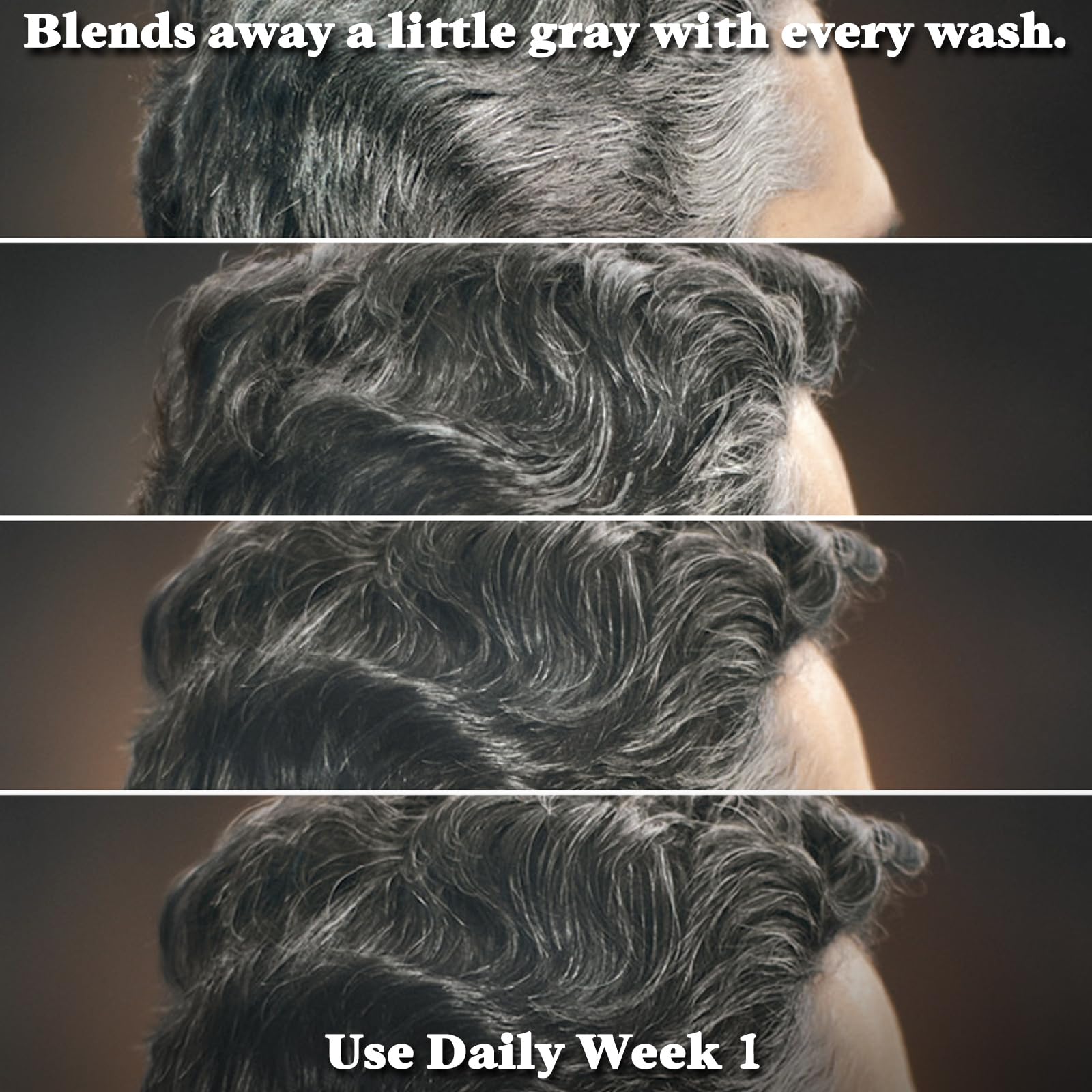 Just for Men Control GX shampoo lather demonstrates cleansing and textured hair revitalization.