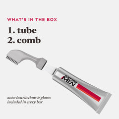 Just For Men Easy Comb-In Color couverture des gris pour un rendu naturel.