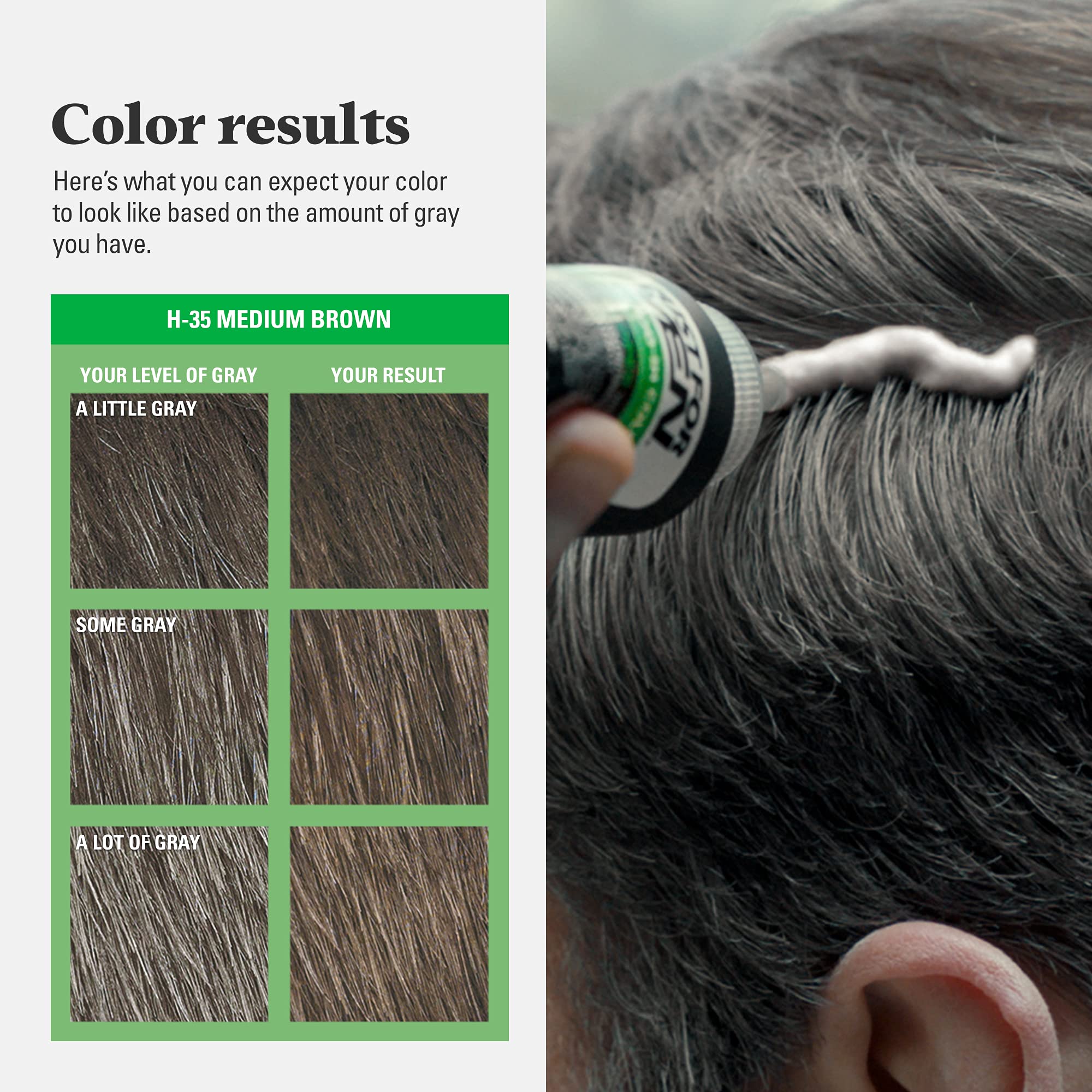 Just For Men Shampoo-In Color – couverture des gris durable jusqu'à 8 semaines.