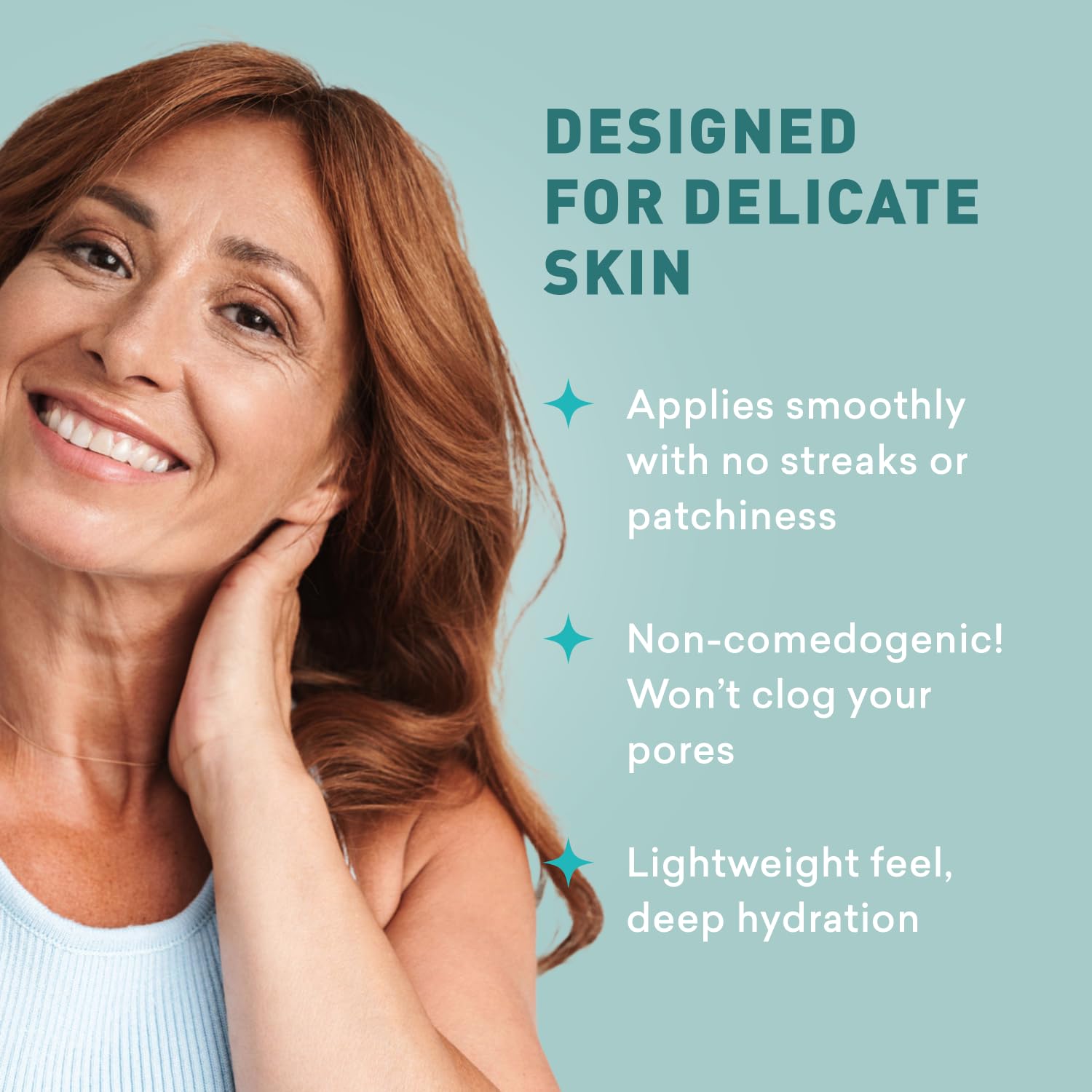 Just Nutritive application quotidienne visage pour peau lumineuse et naturelle.