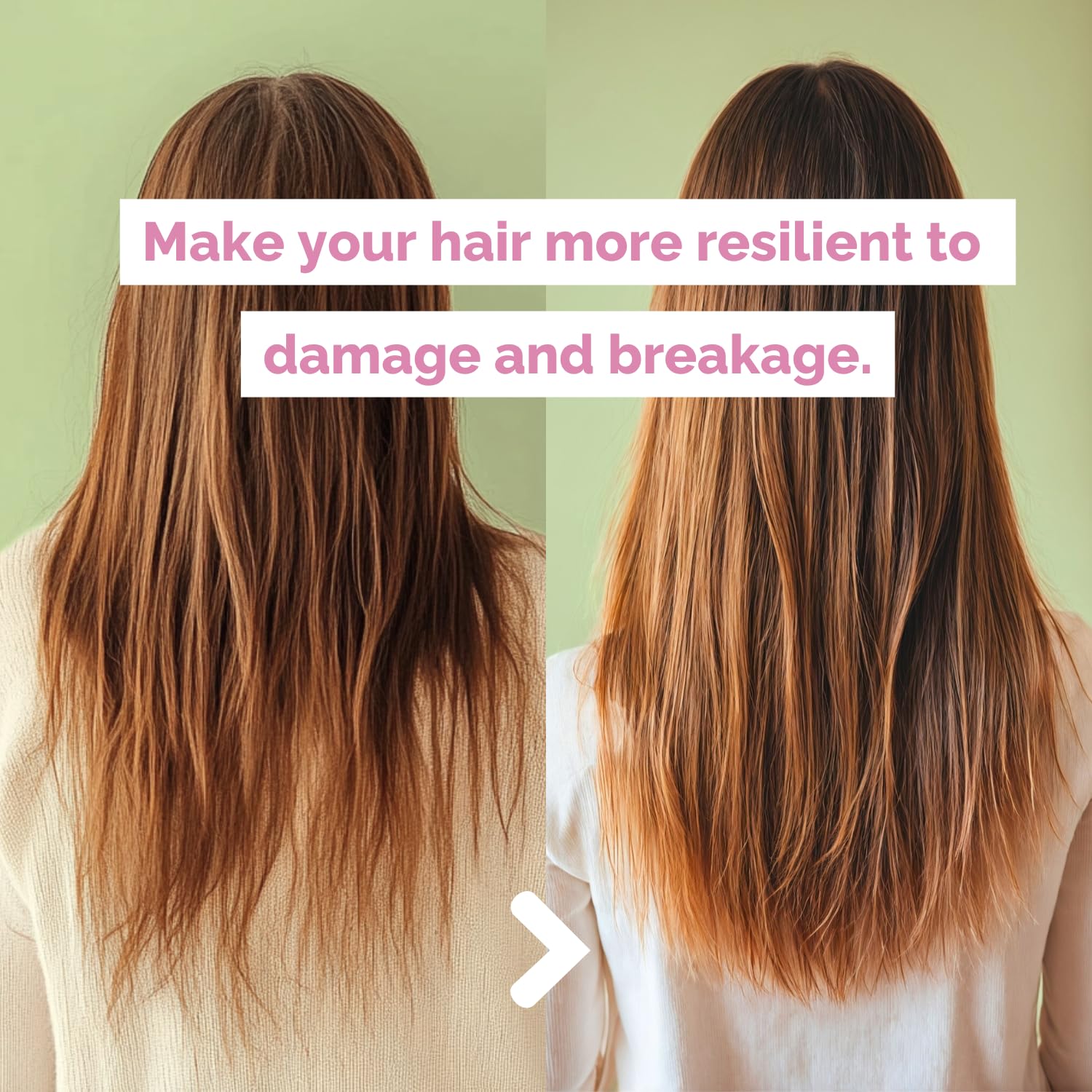 Just Nutritive Conditionneur – application sur cuir chevelu qui renforce les cheveux.