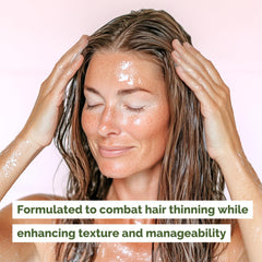 Just Nutritive Conditionneur – gouttes d'huile d'argan et d'olive pour nourrir les cheveux.