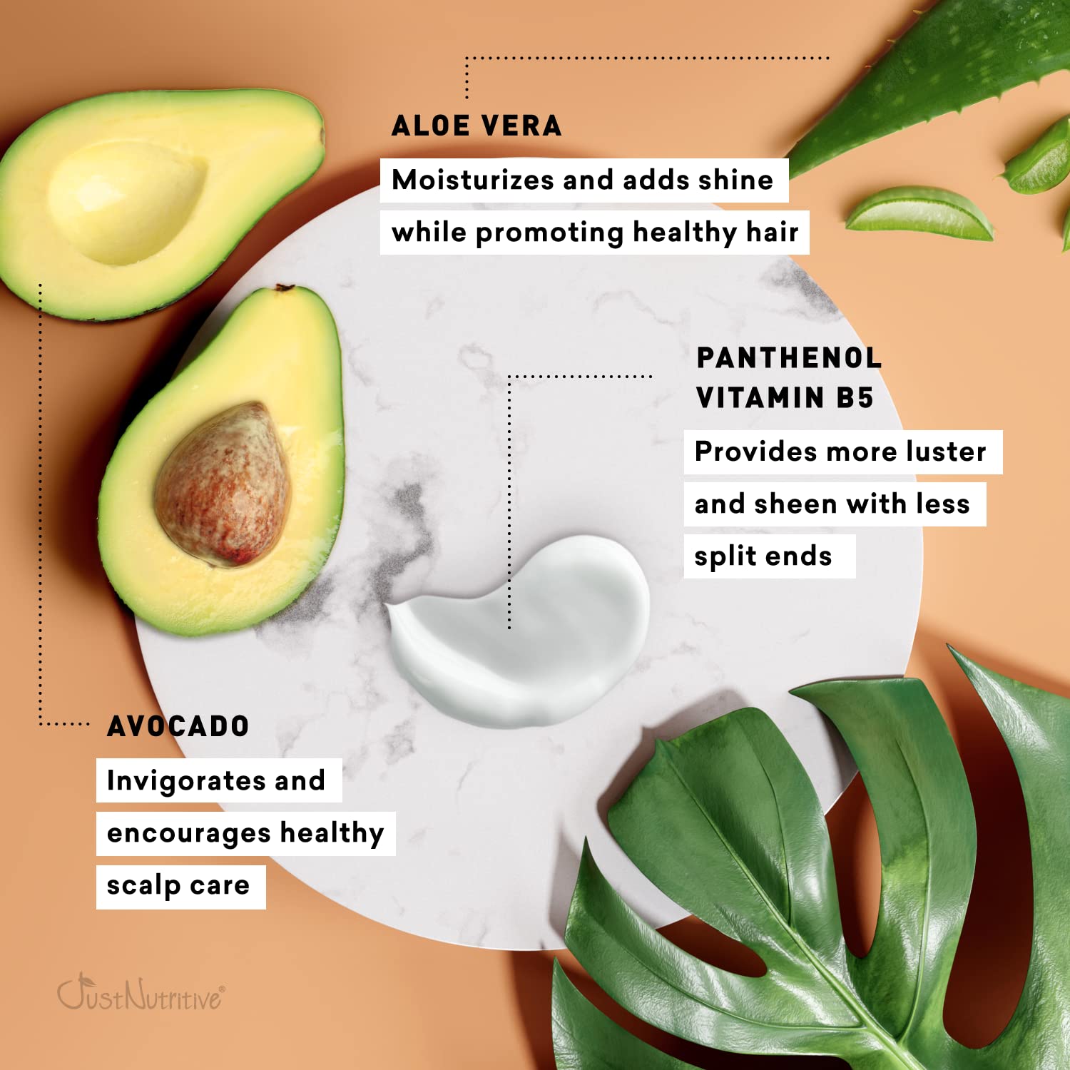 Just Nutritive Conditionneur renforcement-brins-resilience — réduit la casse et fortifie les longueurs.