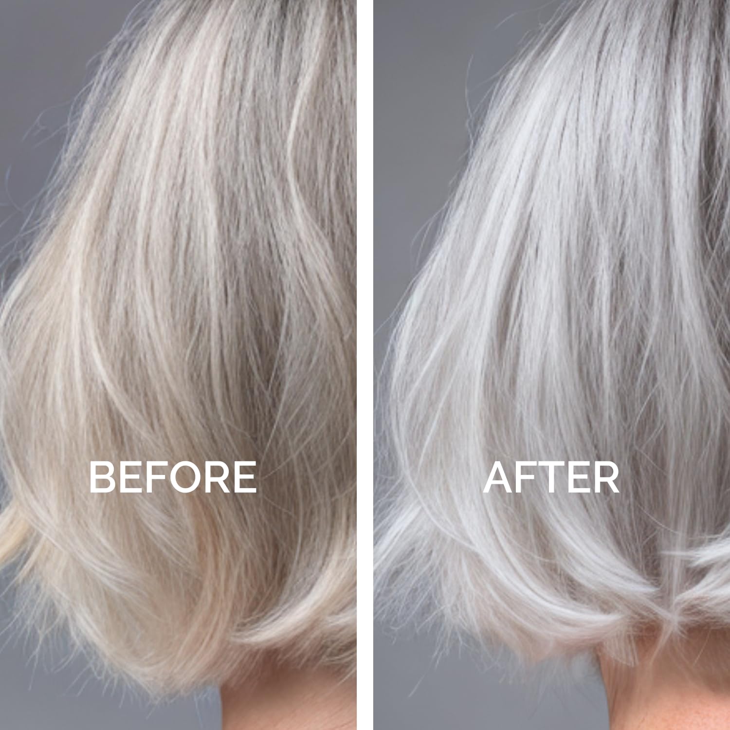 Just Nutritive Conditionneur Violet pour cheveux blancs, renforce l’éclat tout en douceur.
