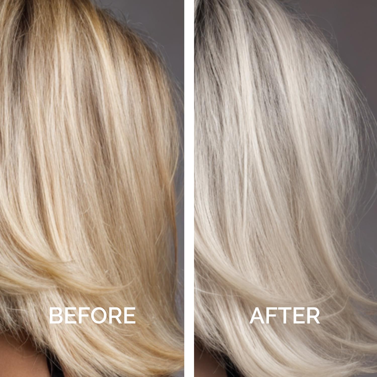 Just Nutritive Conditionneur Violet, cheveux blonds, réduit le jaune et ravive la brillance naturelle.