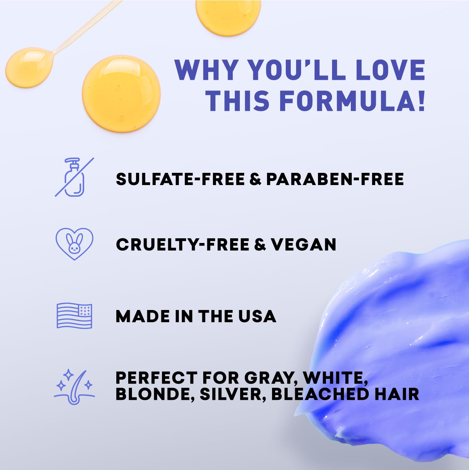 Soin quotidien pour cheveux colorés, avec le Conditionneur Violet Just Nutritive, pour une couleur fidèle.