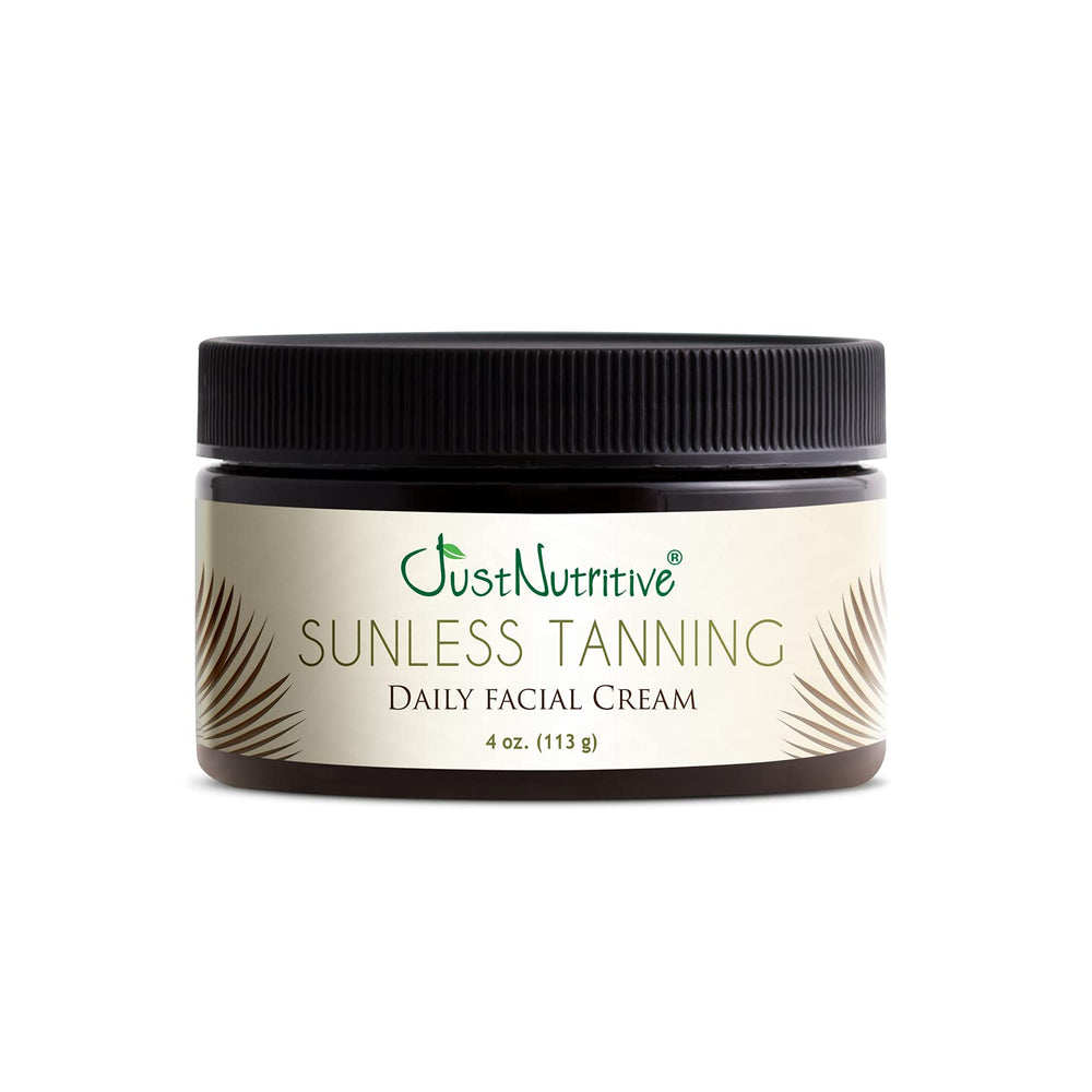 Just Nutritive crème visage sans soleil bronzant: teint uniforme et hydraté durable.