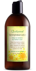 Just Nutritive Lotion bronzage intérieur bouteille — hydratation durable prolonge le bronzage.