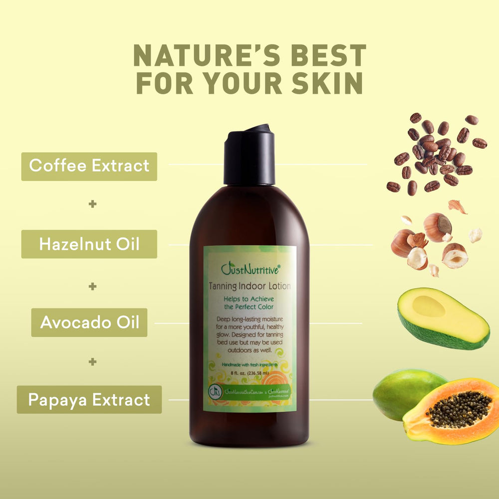 Just Nutritive Lotion fabriqué aux États-Unis — produit artisanal sans cruauté.
