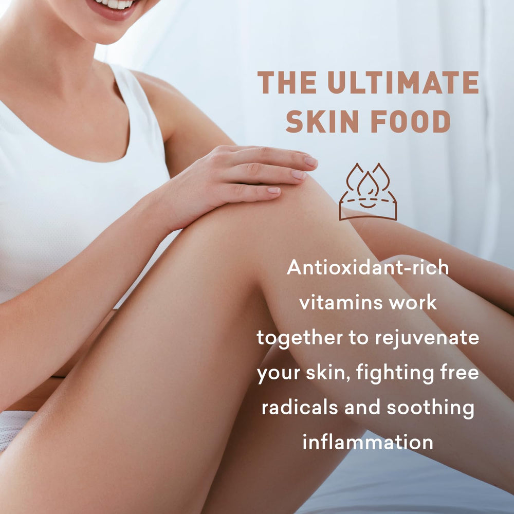 Just Nutritive Lotion vitamine E provitamine B5 — nutriments essentiels pour la peau.