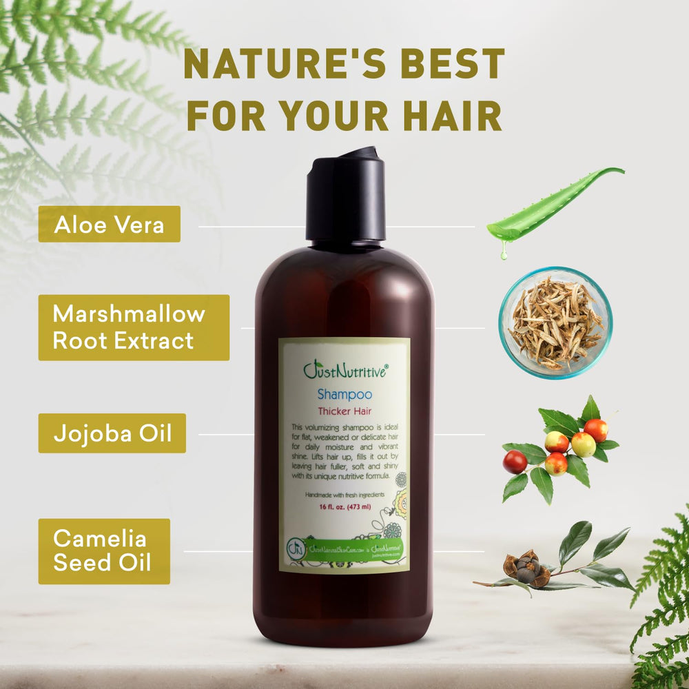 Just Nutritive Shampoing, fabriqué aux États-Unis, sans cruauté envers les animaux
