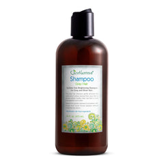 Just Nutritive Shampoing Gris bouteille élégante et pratique pour usage quotidien