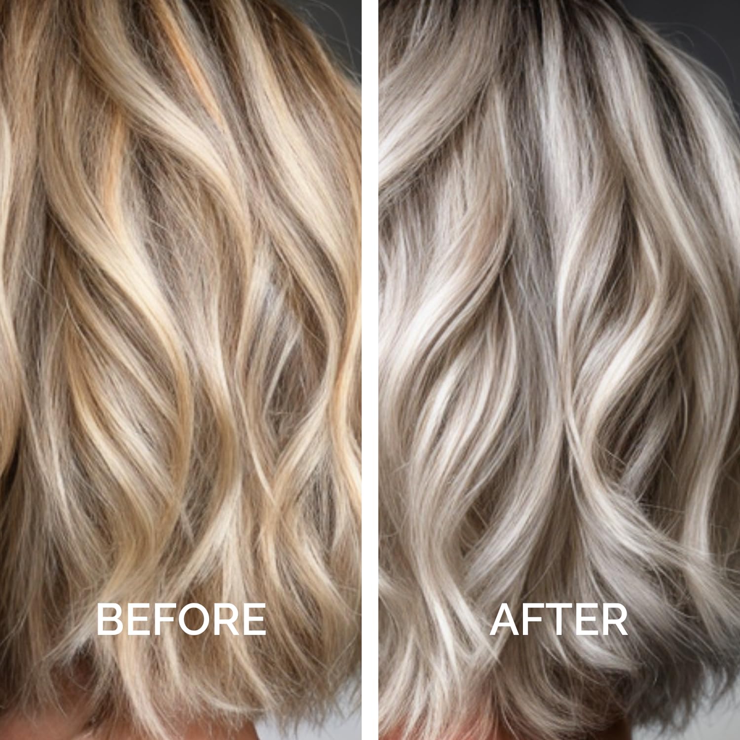 Just Nutritive Shampoing violet – cheveux gris avec ton frais et brillance.