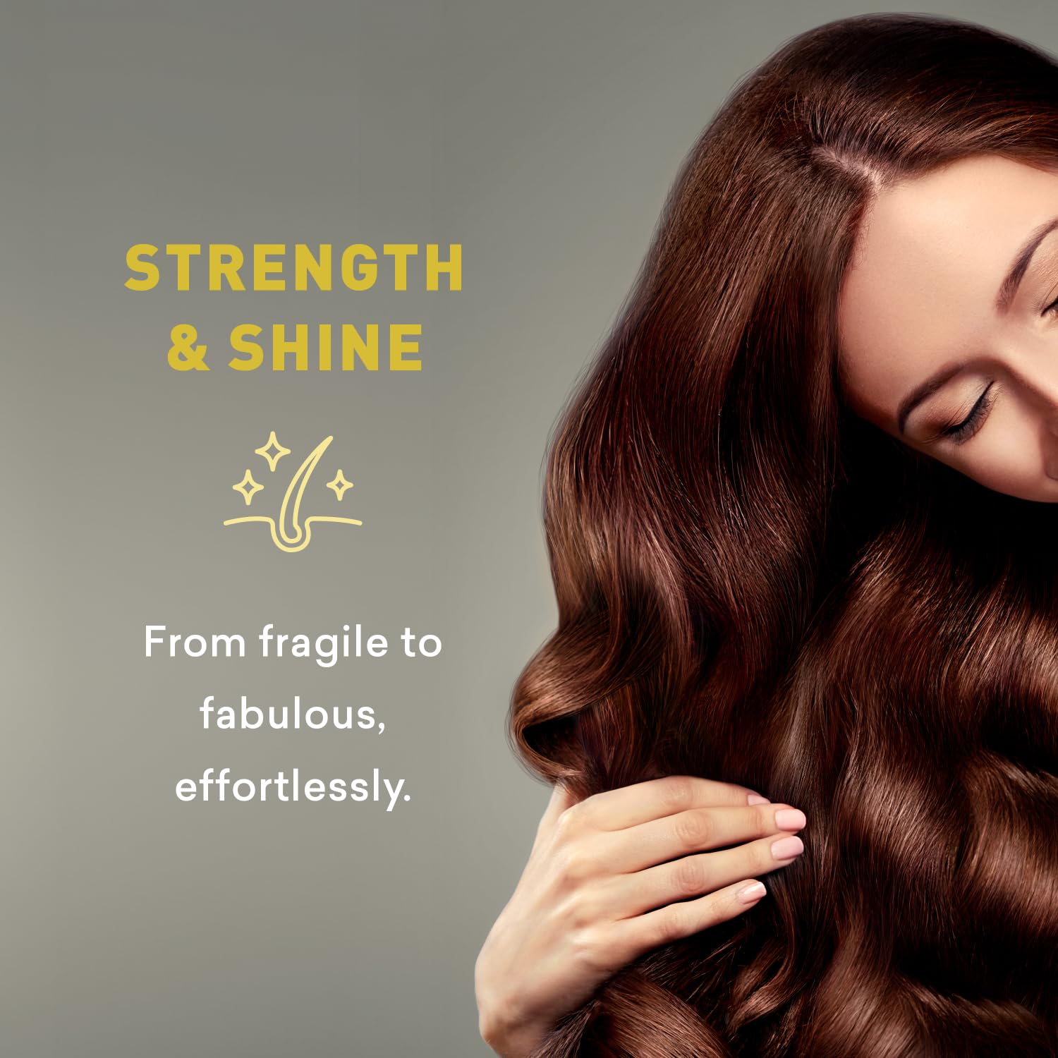 Just Nutritive Shampoing, effet volume visible, cheveux plus épais