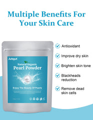 Jutqut poudre de perle, nettoyage des pores pour une peau plus nette.
