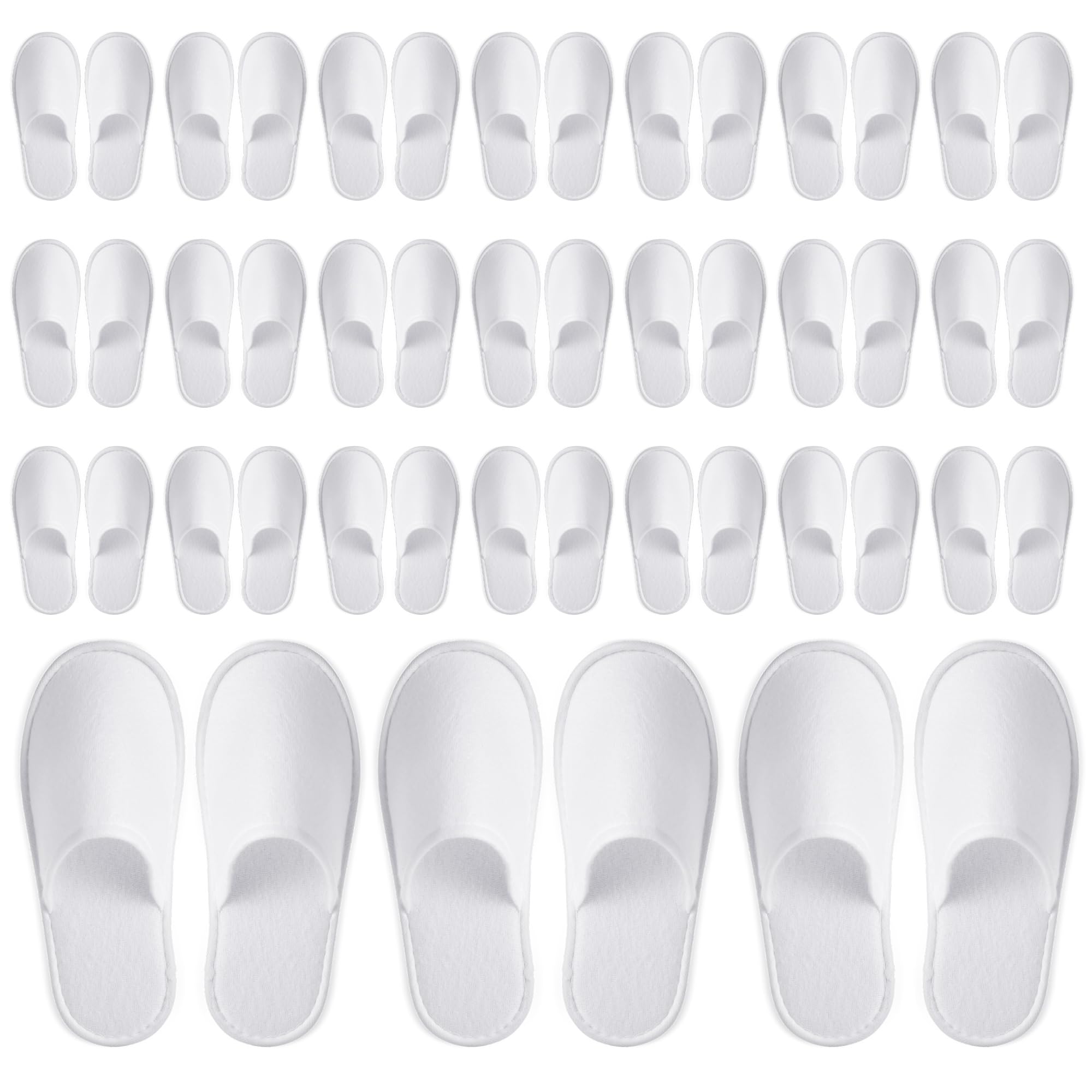 Juvale chaussons jetables pour invités, emballage individuel et hygiène lors du séjour