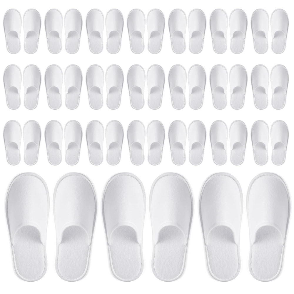 Juvale chaussons jetables pour invités, emballage individuel et hygiène lors du séjour