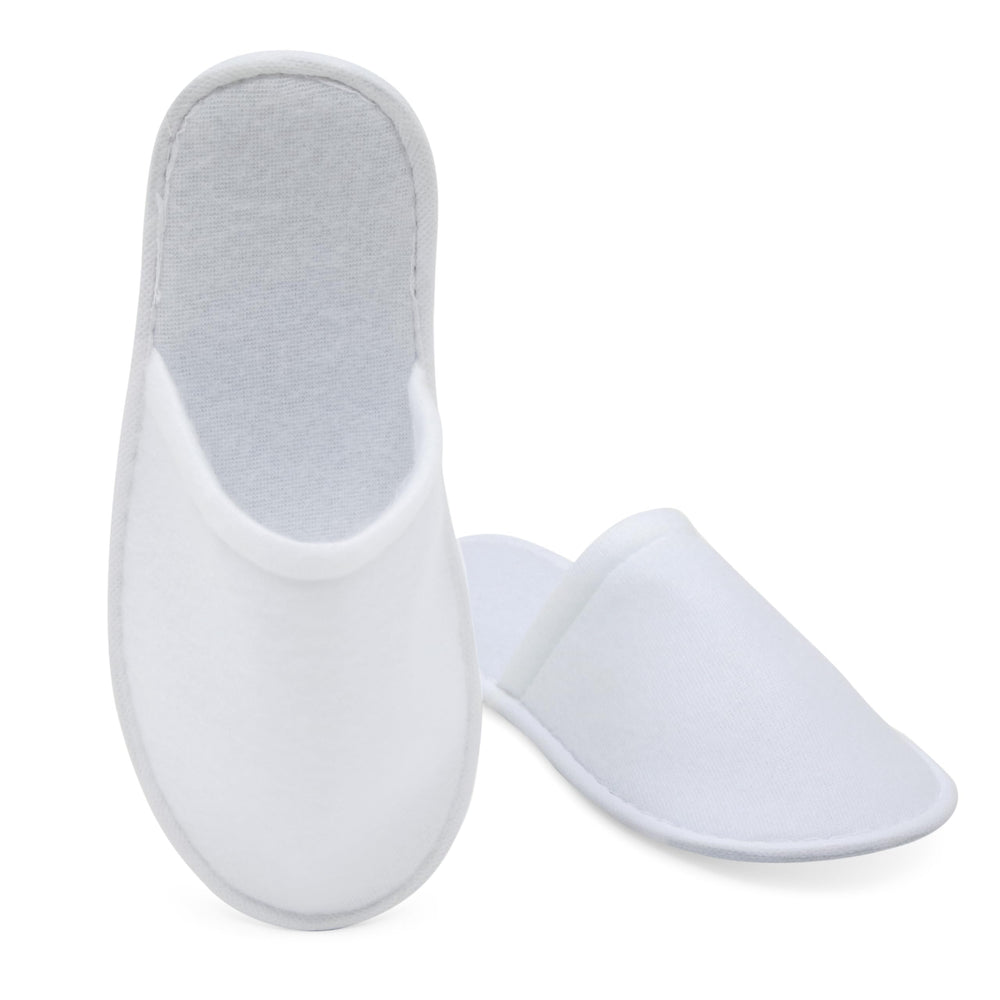 Juvale chaussons jetables blancs, polyvalents et faciles à mettre