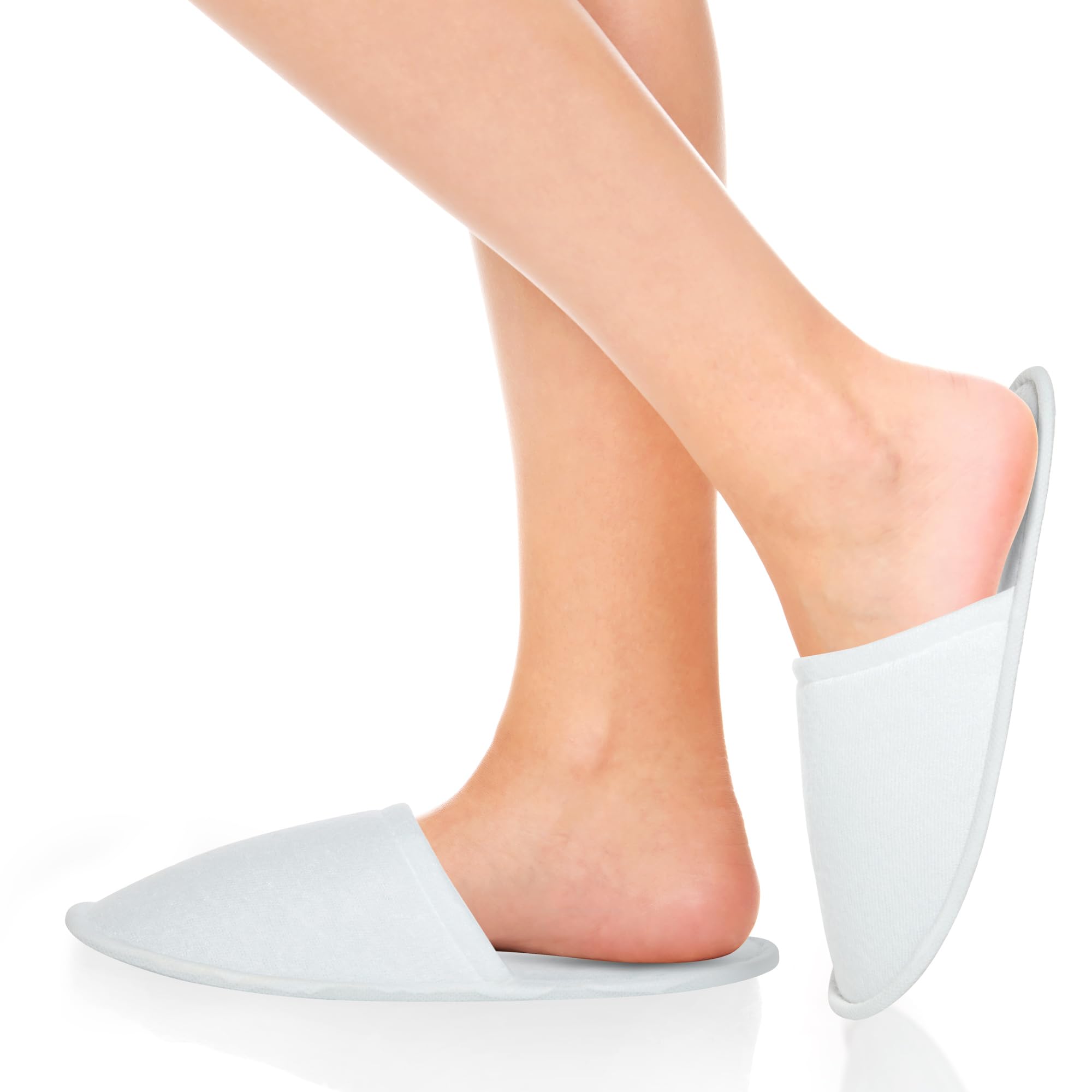 Juvale chaussons jetables, taille universelle jusqu’à US 10/11 pour homme et femme