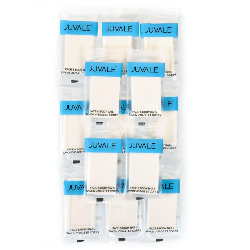 Savon mini Juvale barre compacte facile à ranger.