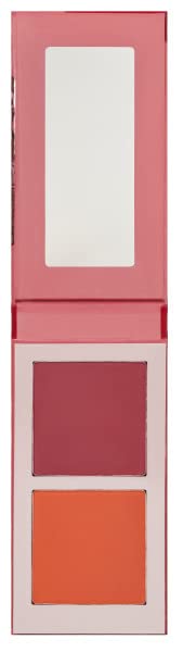 Texture poudrée douce du Blushed Duo Blush pour un estompage fluide.