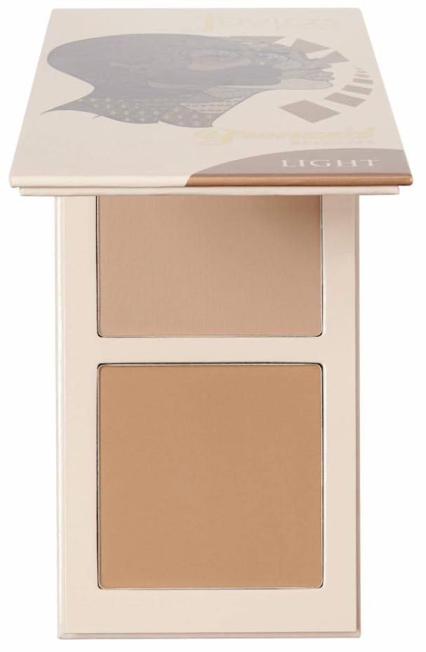 Juvia's Place Bronzed Duo Bronzer Light – texture douce et mat pour bronzer léger
