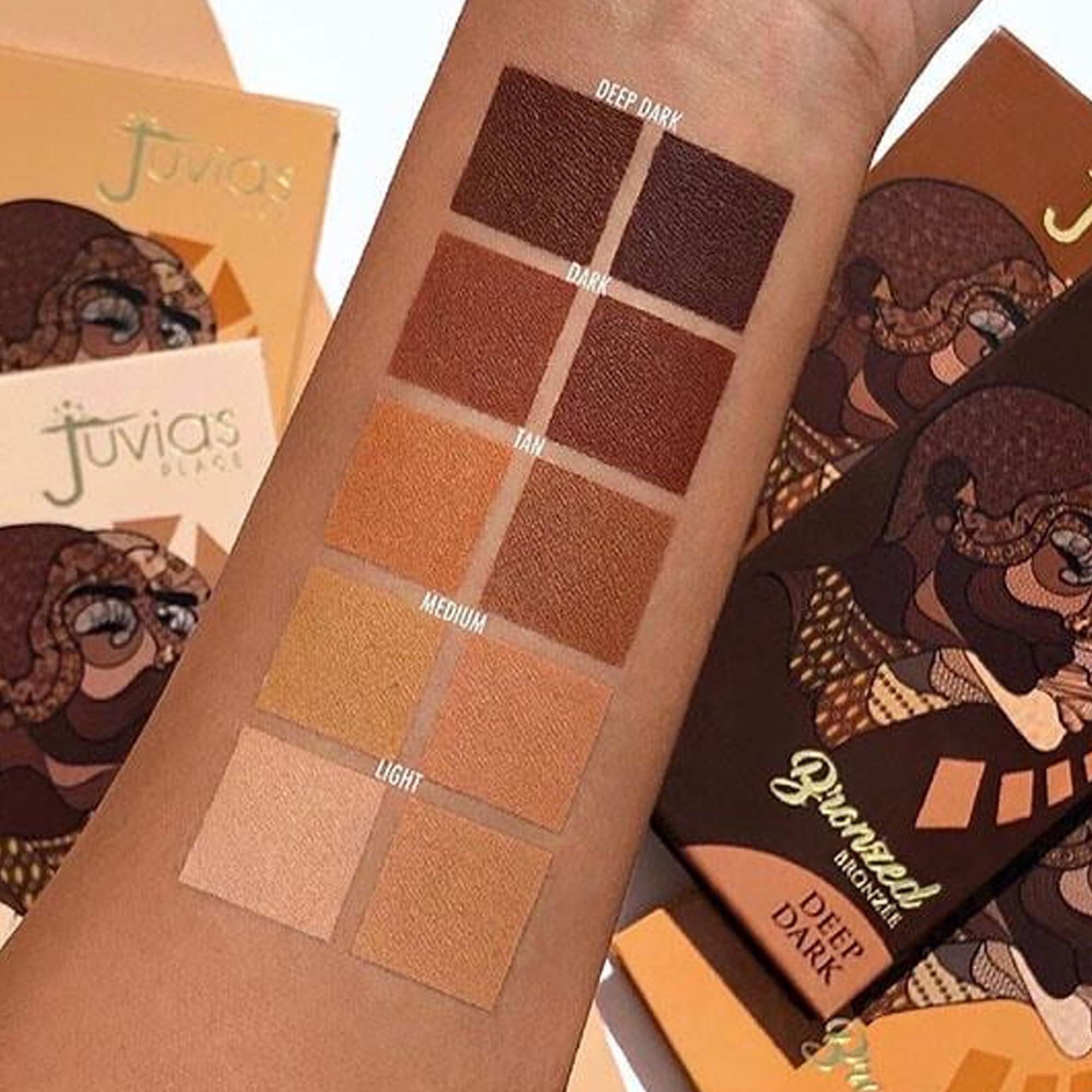 Juvia's Place Bronzed Duo est idéal comme cadeau beauté pour les passionnés de maquillage