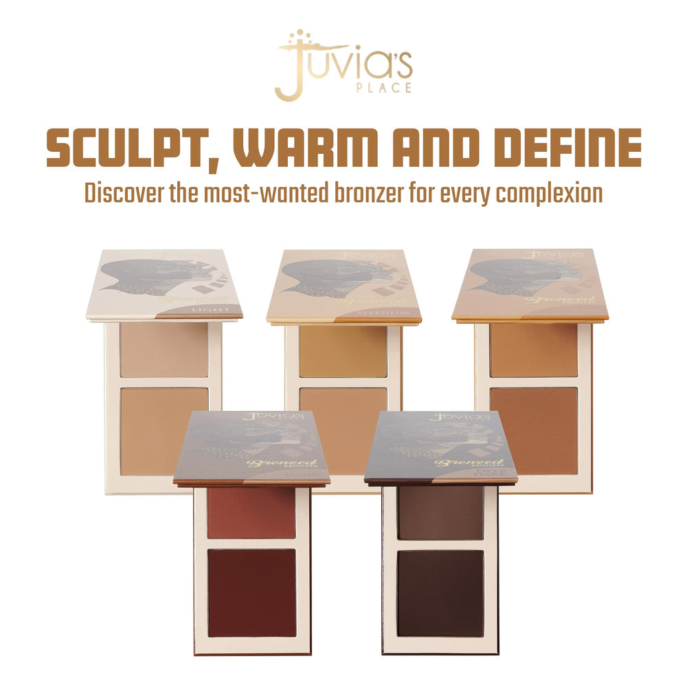 Juvia's Place Bronzed Duo offre deux teintes pour contouring modulable et dimension