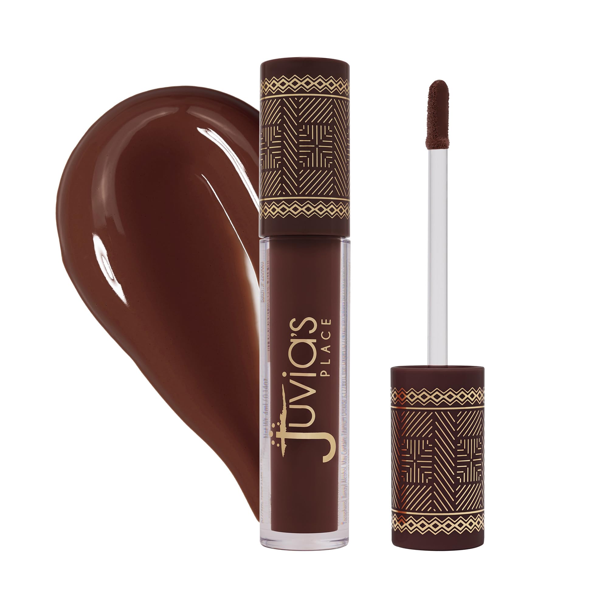Juvia's Place Coffee Shop Lip Gloss Chocolate Drip – palette de 12 teintes disponibles.