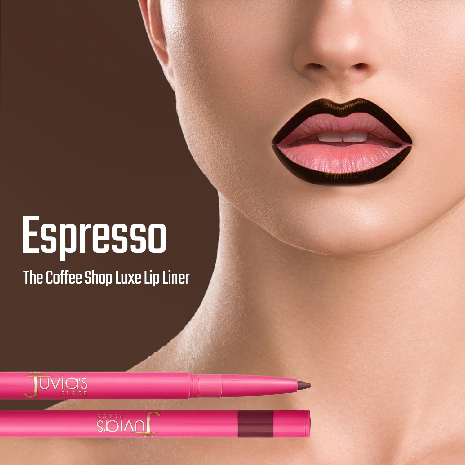 Juvia's Place Coffee Shop Luxe Lip Liner Berry: couleur fruitée et définition nette.