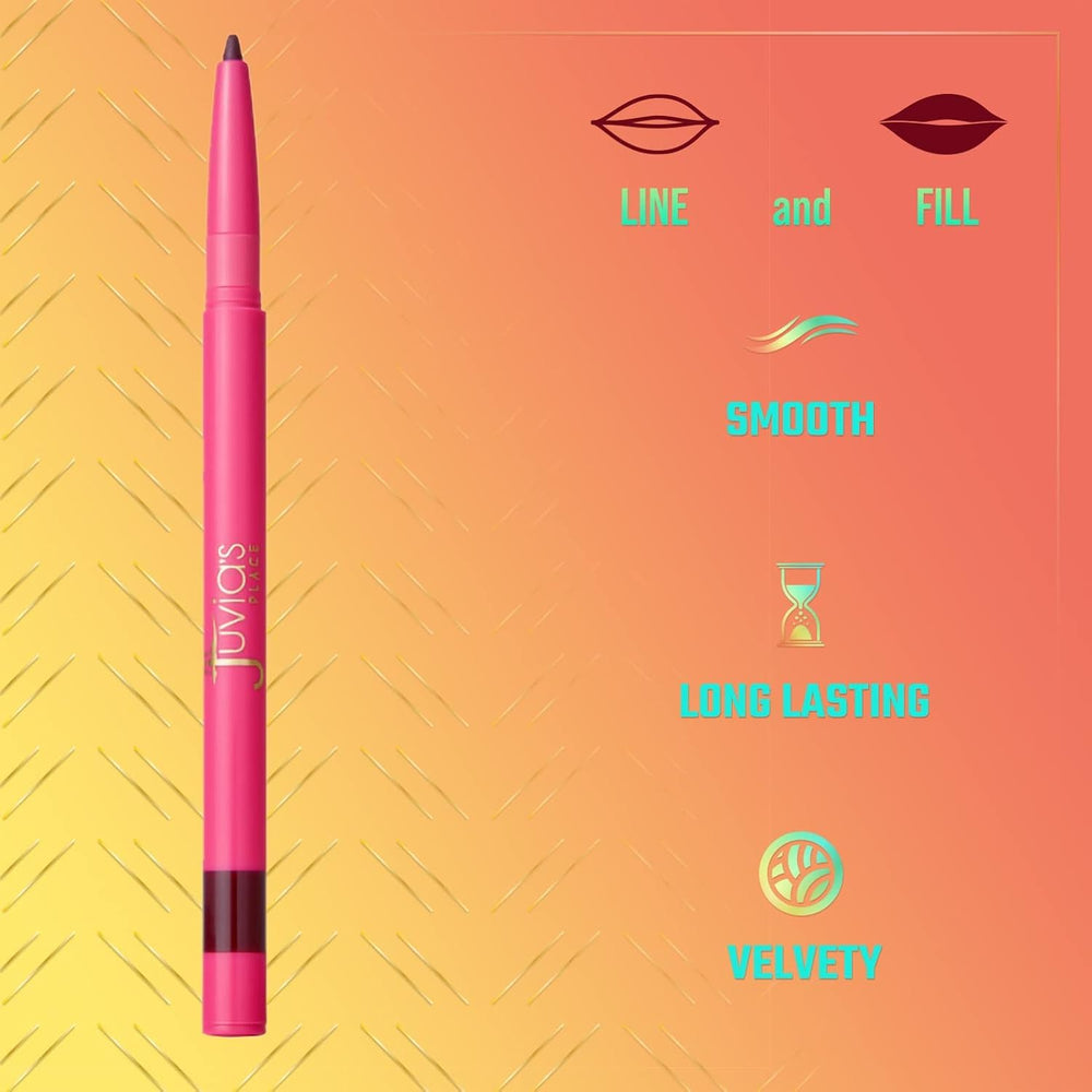Juvia's Place Coffee Shop Luxe Lip Liner Kola, définition nette des lèvres pour une tenue longue durée.