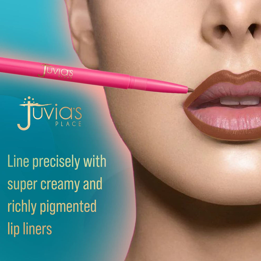 Juvia's Place crayon contour levres Luxe tenue matte pour longue journee