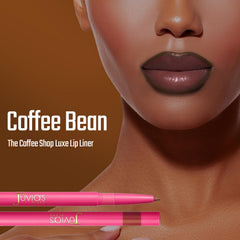 Juvia's Place Crayon Lèvres Luxe Café grain de café – tracé précis et fini mat