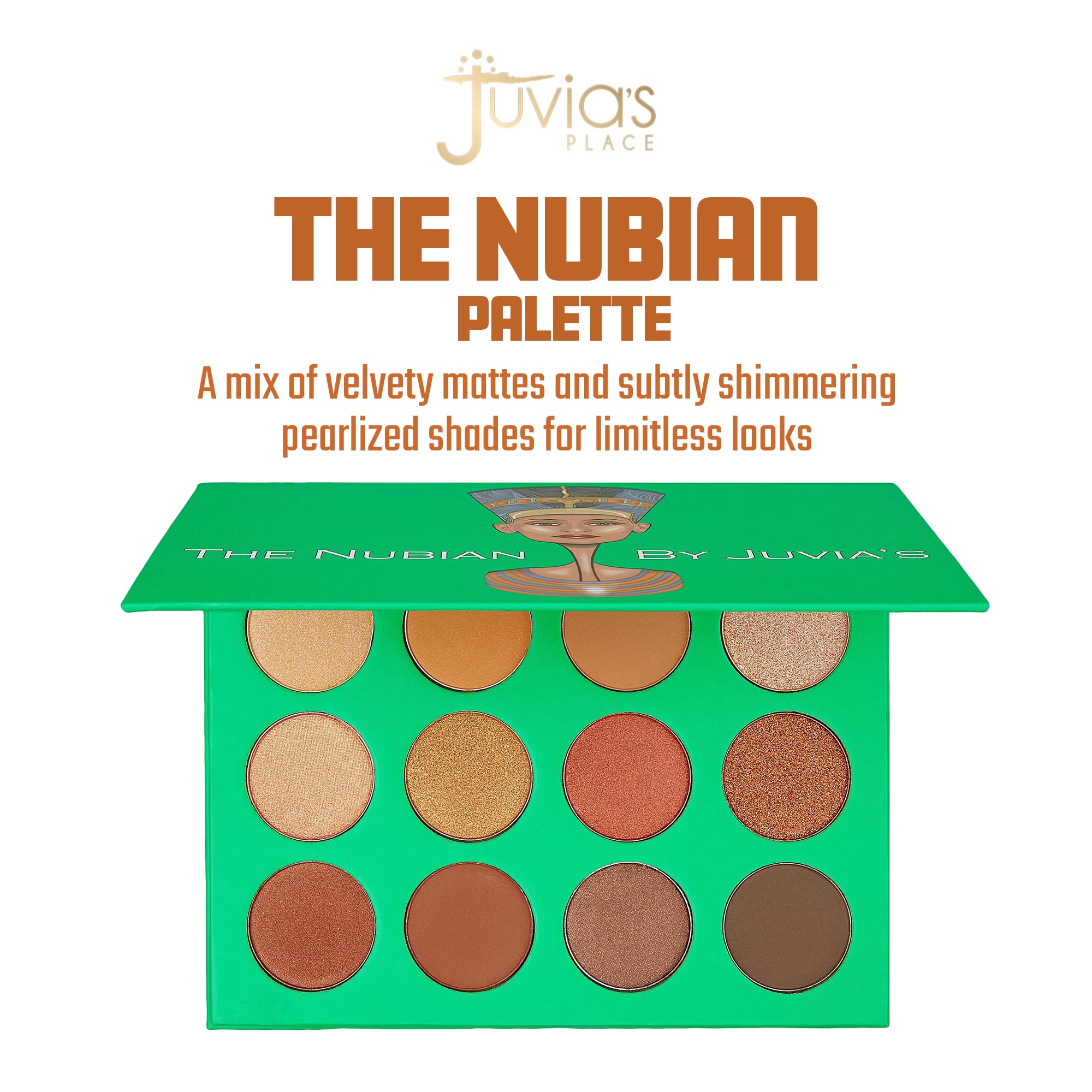 Juvia's Place The Nubian métal champagne: reflets subtils pour lumière naturelle.