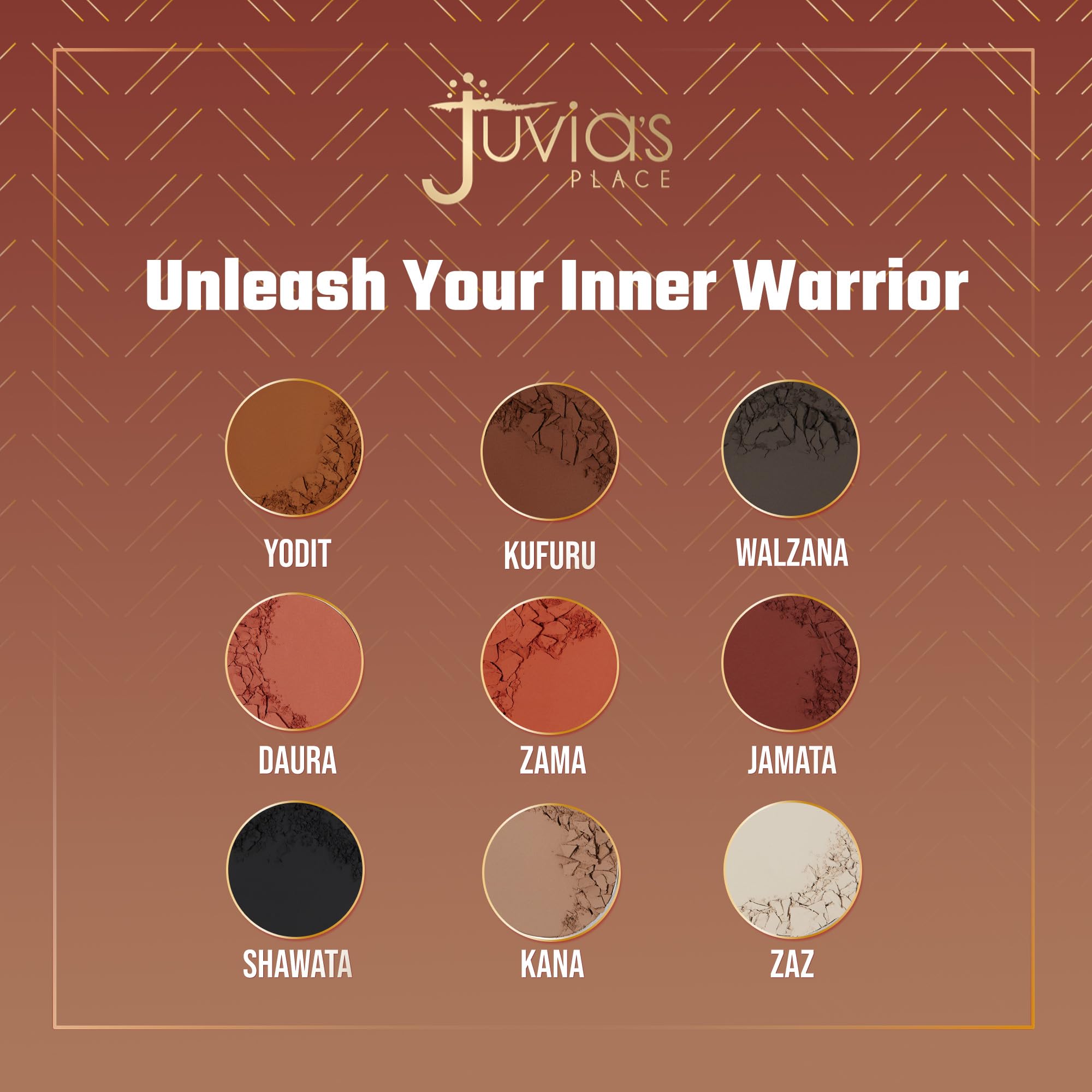 Juvia's Place Warrior2, teintes chaudes et froides pour divers maquillages quotidiens