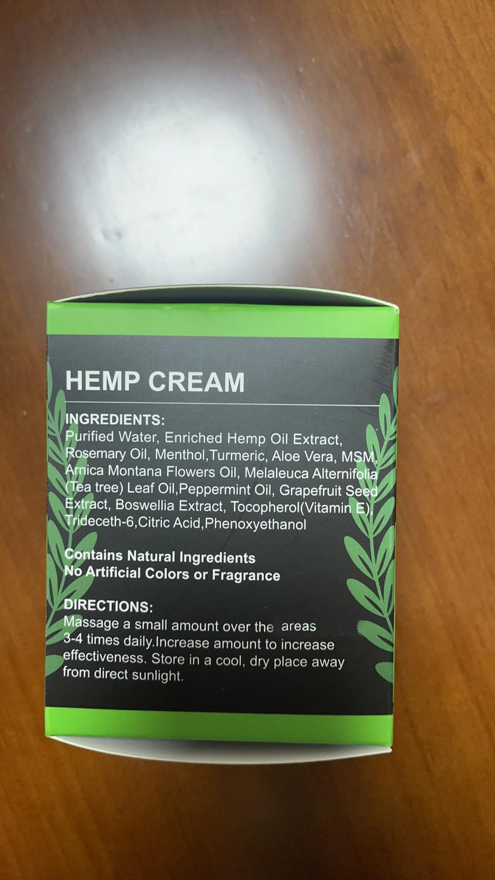 Pot de 8oz idéal pour la routine de soin JUYIHEAL chanvre.