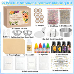 JUYRLE kit bombes bain – moules ronds durables pour des formes parfaites.