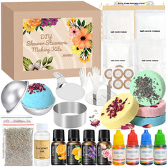 JUYRLE kit bombes bain avec presse pour créer des bombes maison faciles.