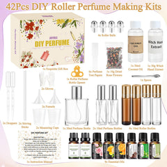 JUYRLE kit parfum huiles essentielles : huit huiles pour composer votre senteur unique