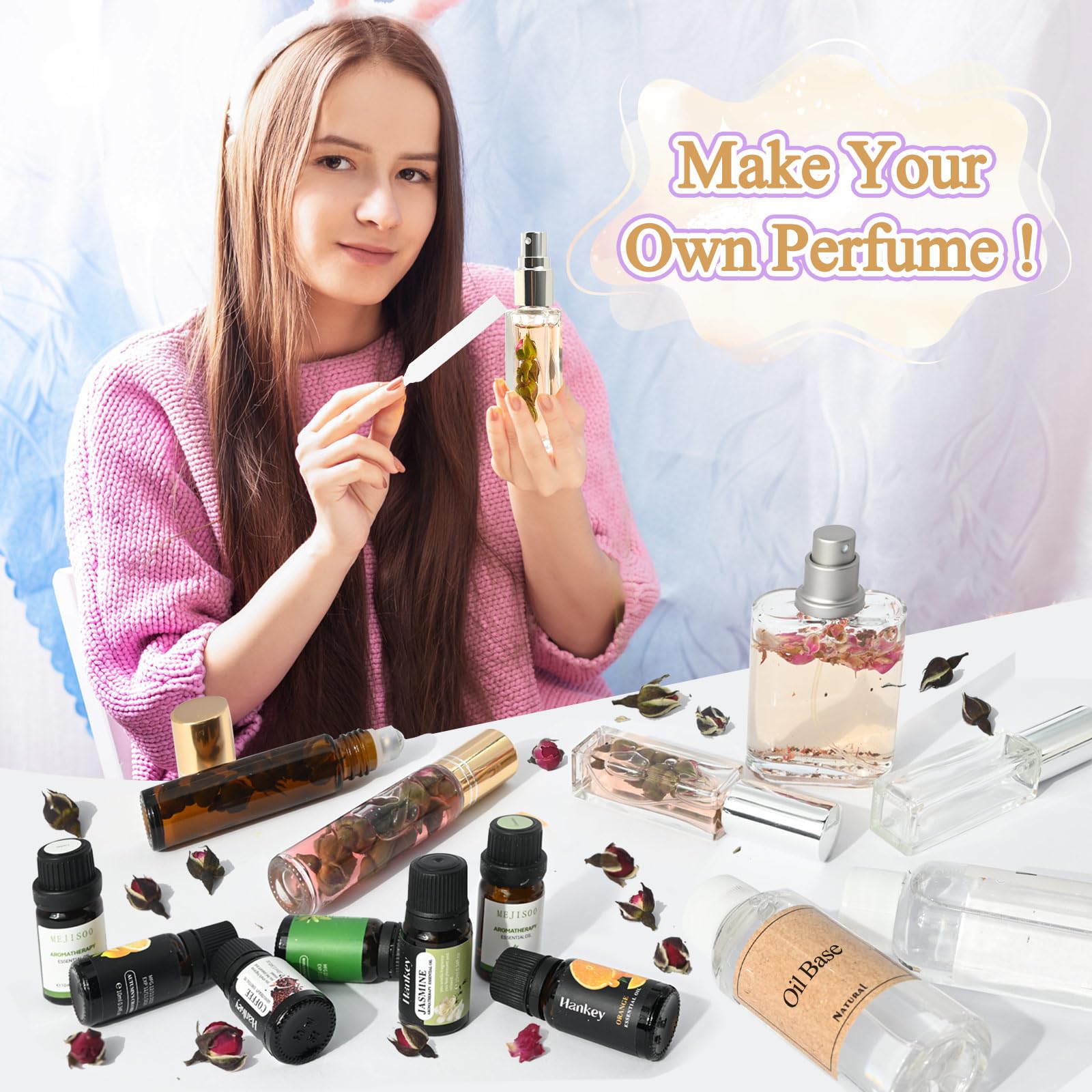 JUYRLE kit parfum outils mesure : dosages précis pour une fragrance maîtrisée